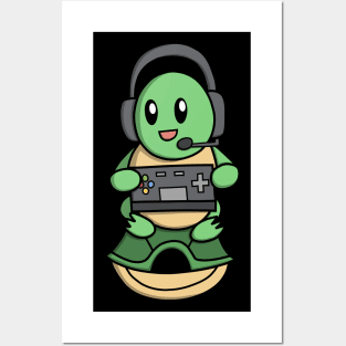 Turtle Gamer Posters and Art